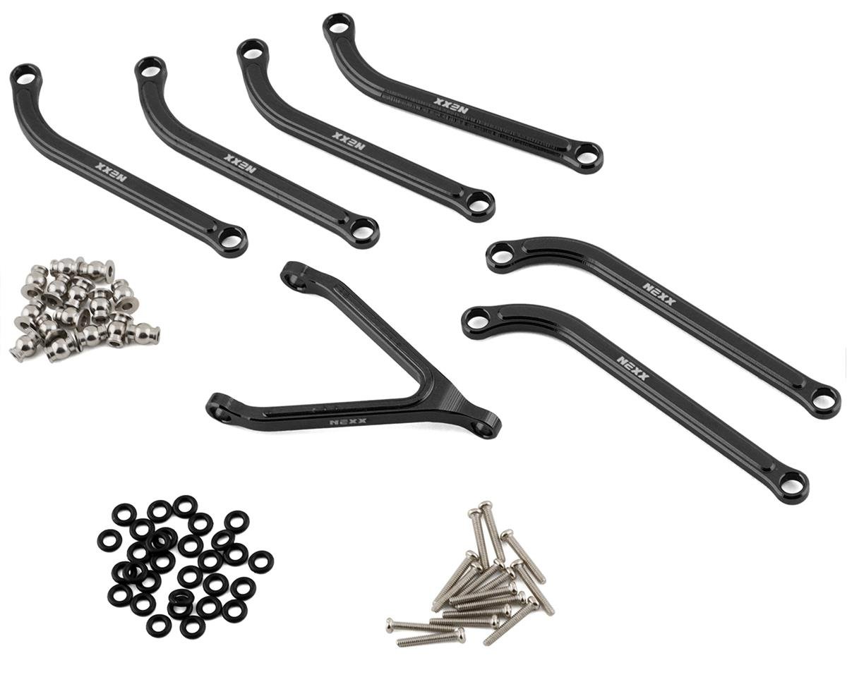 NEXX Racing Axial SCX24 Aluminum High Clearance Link Set (Black) [NX ...