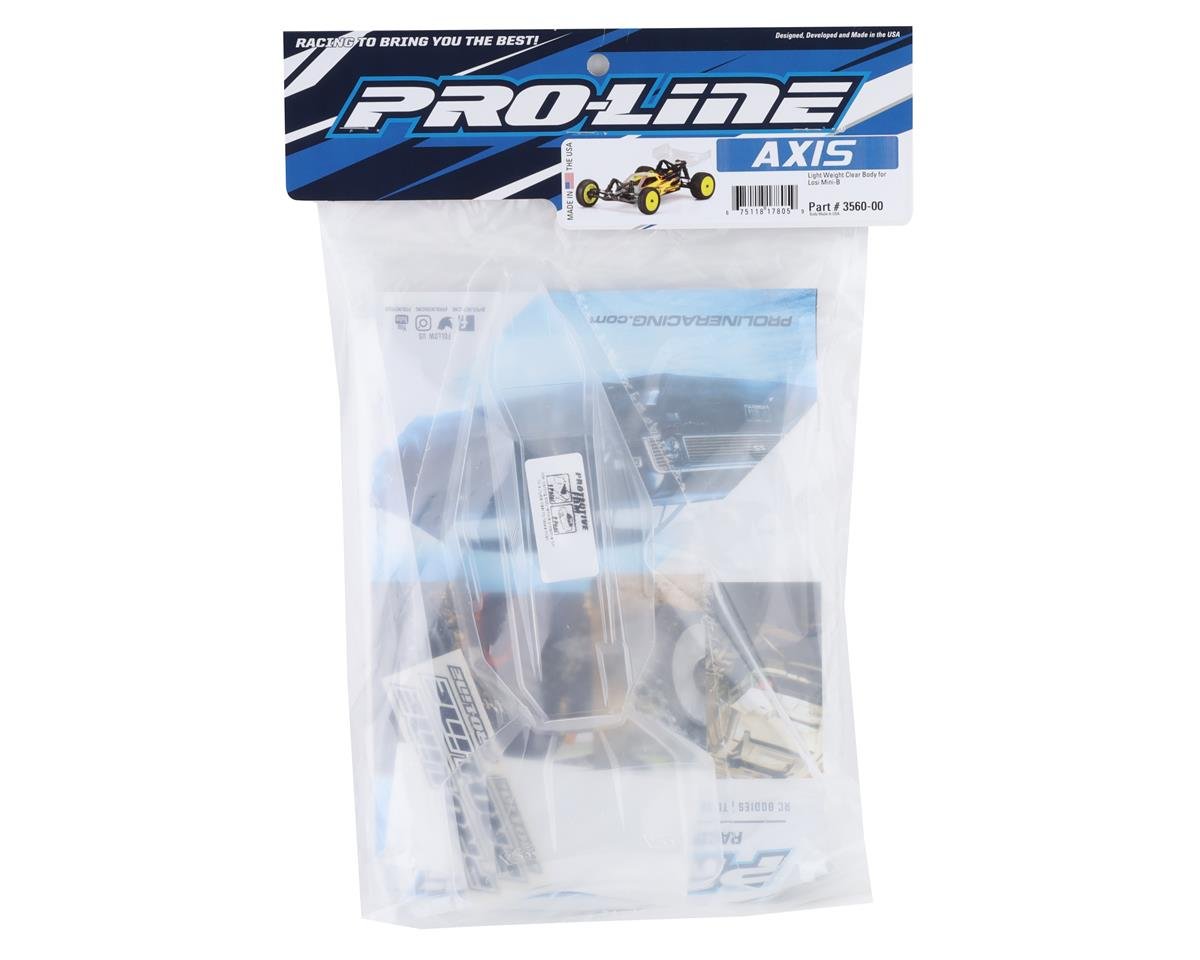 Pro-Line Losi Mini-B Axis 1/16 Mini Buggy Body (Clear) [PRO3560-00 ...