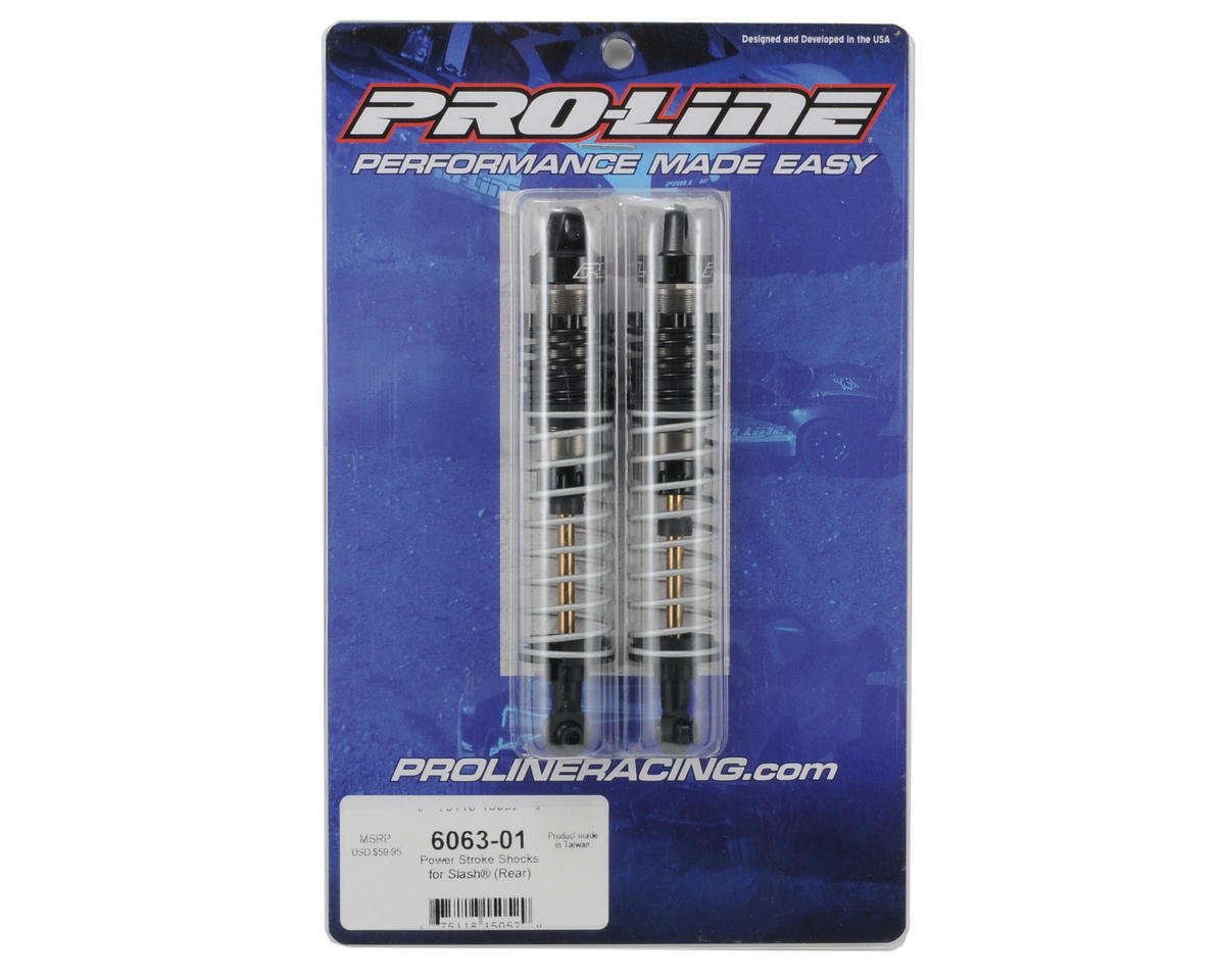 Pro-Line PowerStroke Rear Shocks for Traxxas Slash (2) [PRO6063-01 ...