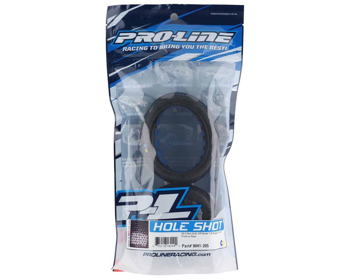 Pro-Line Hole Shot 2.0 1/8 Buggy Tires w/Closed Cell Inserts (2) (S5 ...