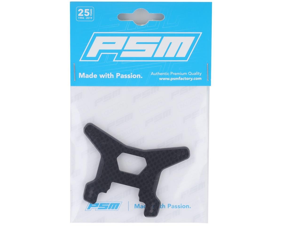 PSM RC10 B74 4mm Carbon Rear Shock Tower V1 [PSM02304] - AMain Hobbies