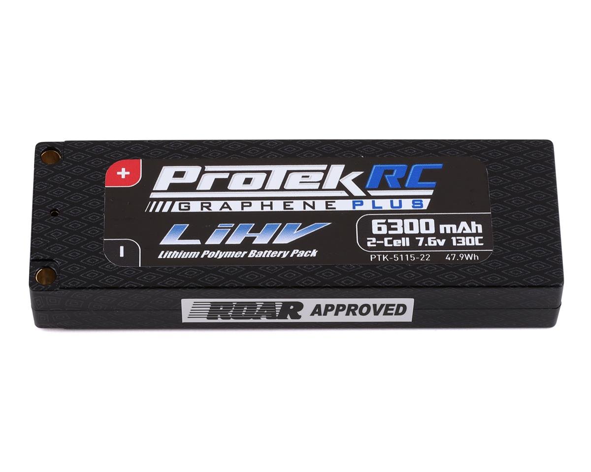 ProTek RC 2S 130C Low IR Si-Graphene + HV LCG LiPo Battery 7.6V/6300mAh