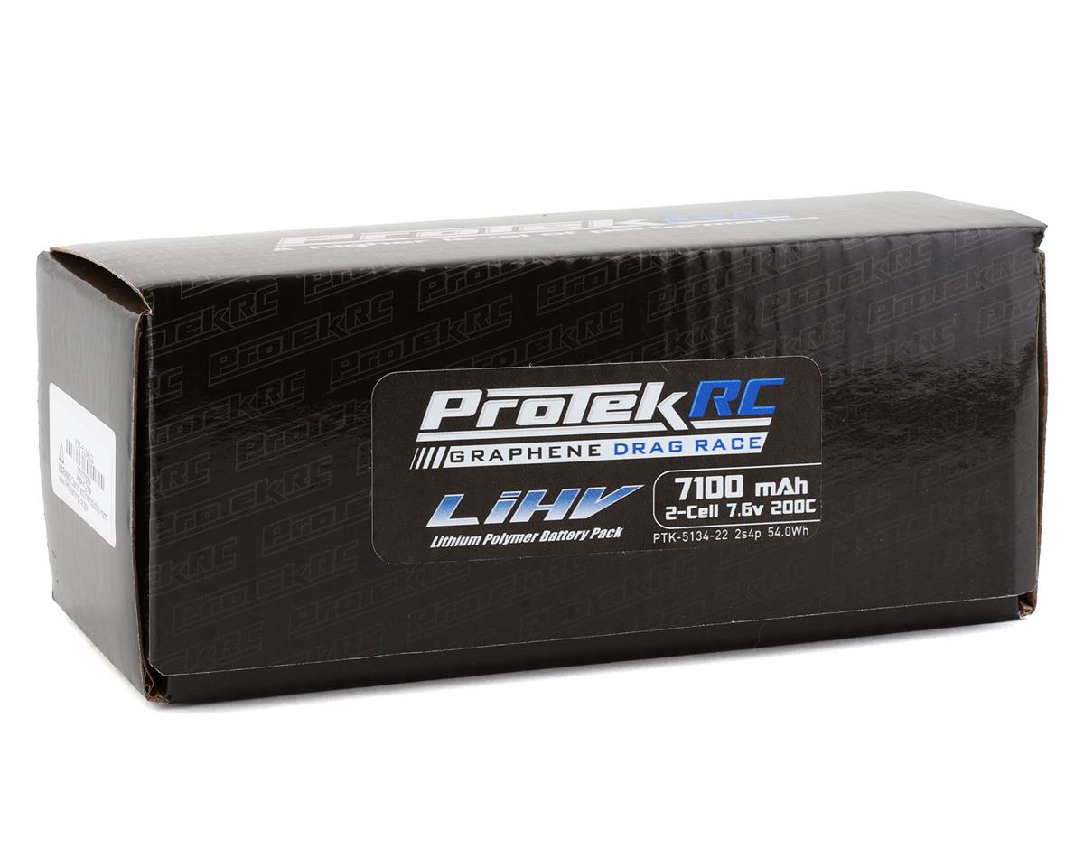 ProTek RC 2S 200C 2s4p Si-Graphene Drag Race Shorty LiPo Battery (7.6V ...