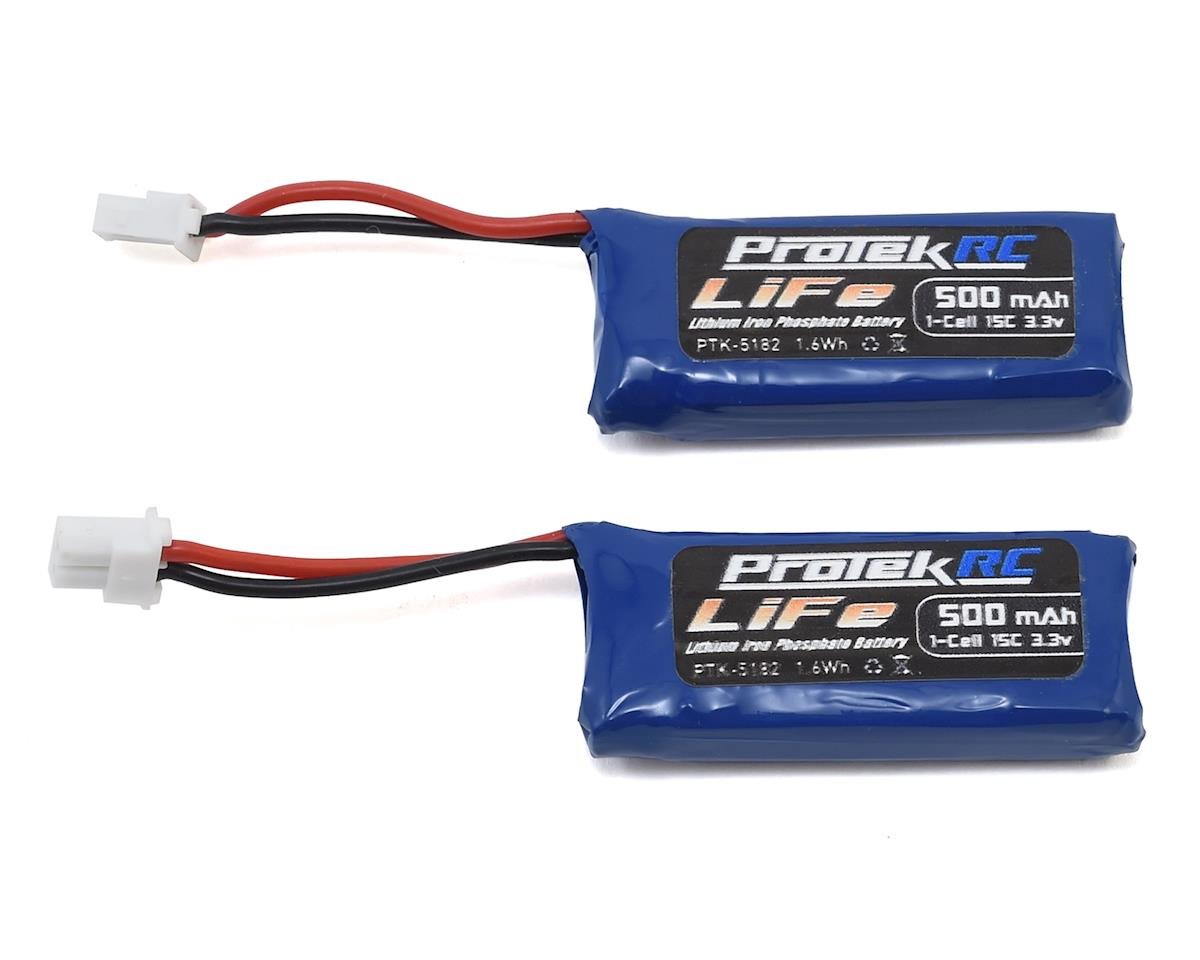 Monarch Collectief Licht ProTek RC 2x1S Sport Race 15C Stick LiFe Battery (3.3V/500mAh) (Kyosho  Mini-Z) [PTK-5182] - AMain Hobbies