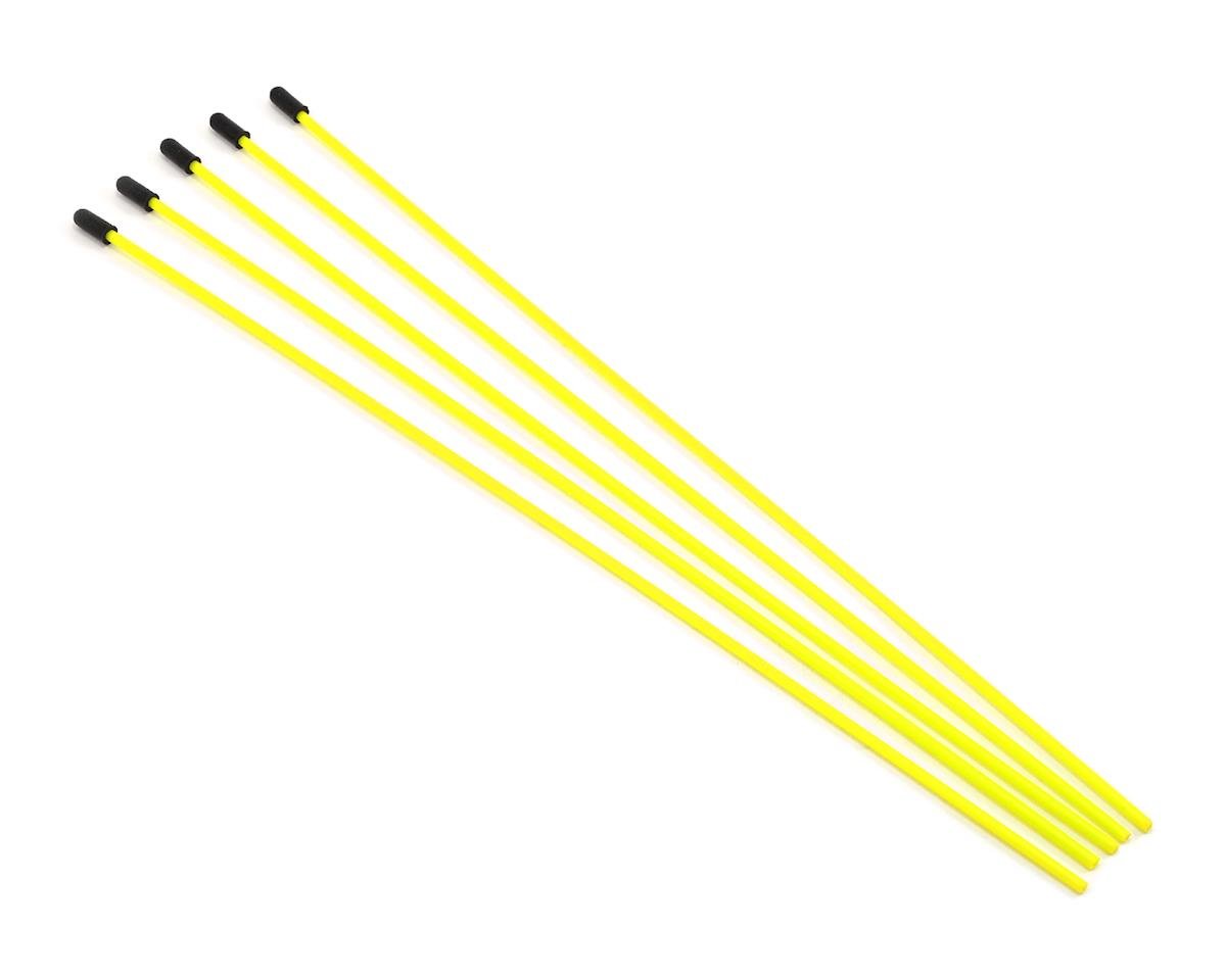 ProTek RC Antenna Tube w/Caps (Flo Yellow) (5) [PTK-8350] - AMain Hobbies