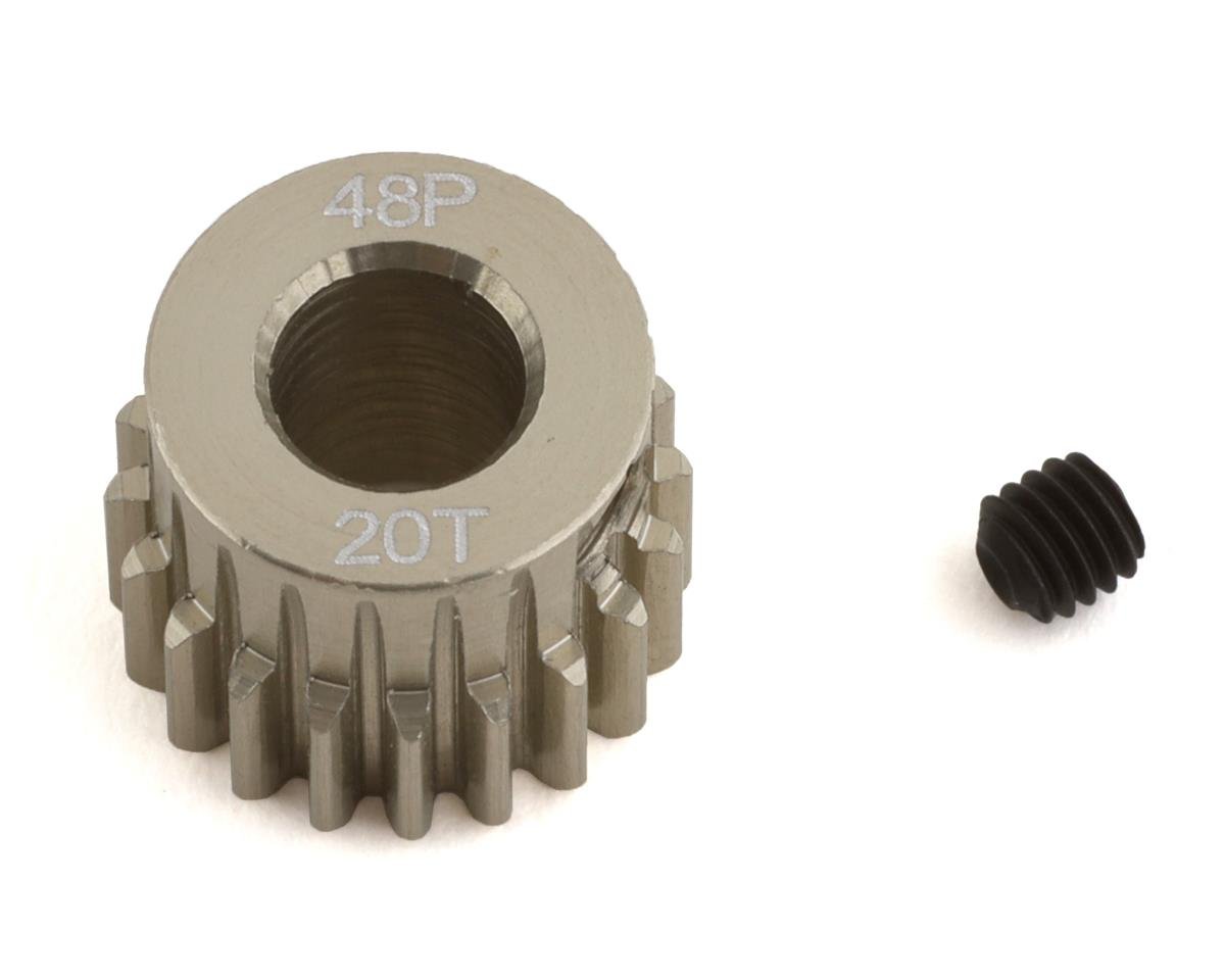 ProTek RC 48P Lightweight Hard Anodized Aluminum Pinion Gear (5.0mm ...