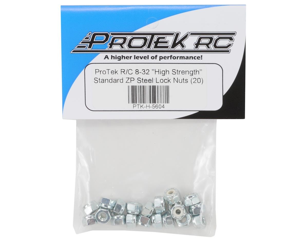 ProTek RC 8-32 "High Strength" Standard ZP Steel Lock Nut (20) [PTK-H ...