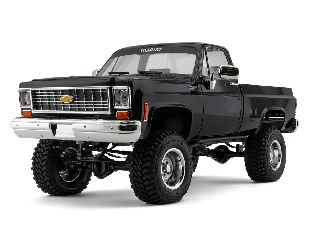 RC4WD Trail Finder 2 'LWB' RTR Scale Truck w/Chevrolet K10 Scottsdale Hard Body (Black)