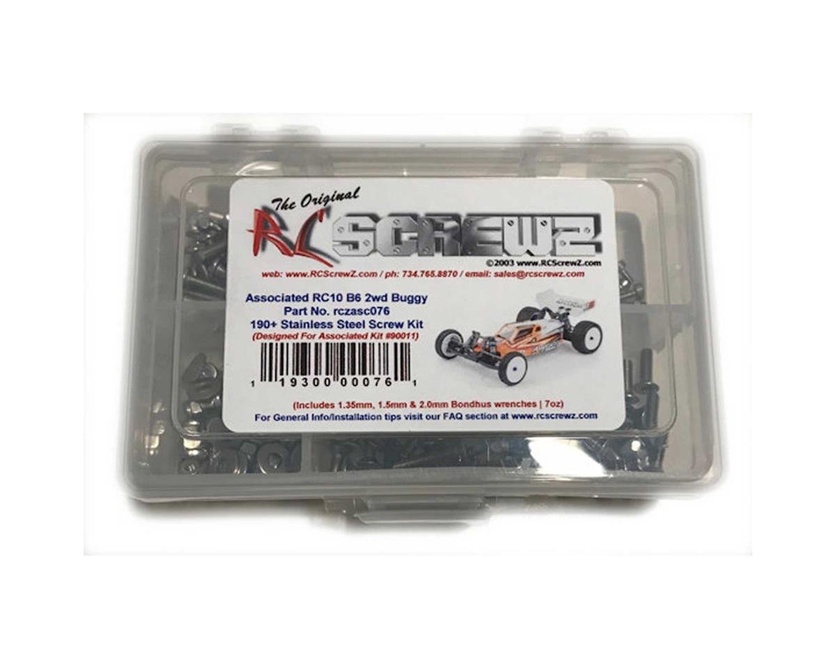RCZASC105 RC Screwz Associated RC8B3.2 Buggy Stainless Screw Kit 