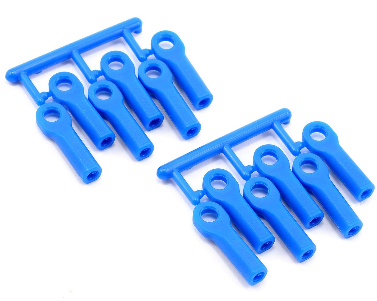RPM Long Traxxas Turnbuckle Rod End Set (Blue) (12) [RPM80515]