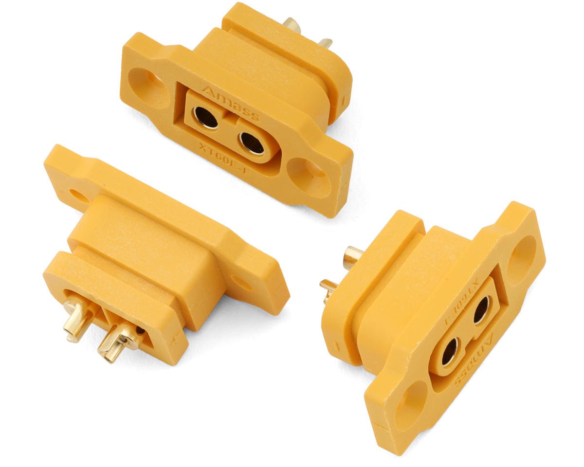 Samix XT60EF Mountable Mountable Connectors (3 Female) [SAMCXT60EF-003F ...