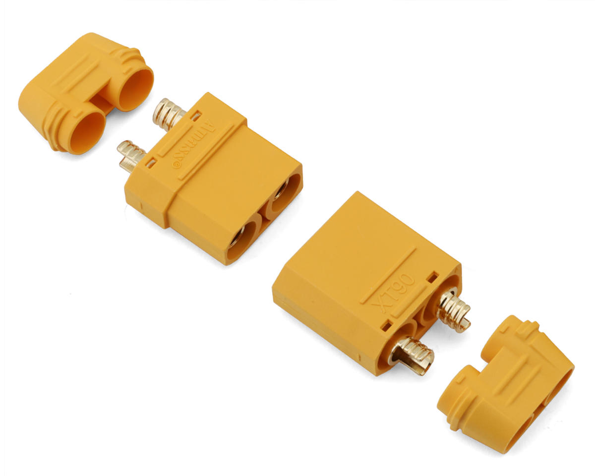 Samix XT90 Connectors (1 Male/1 Female) [SAMCXT90-001] - AMain Hobbies