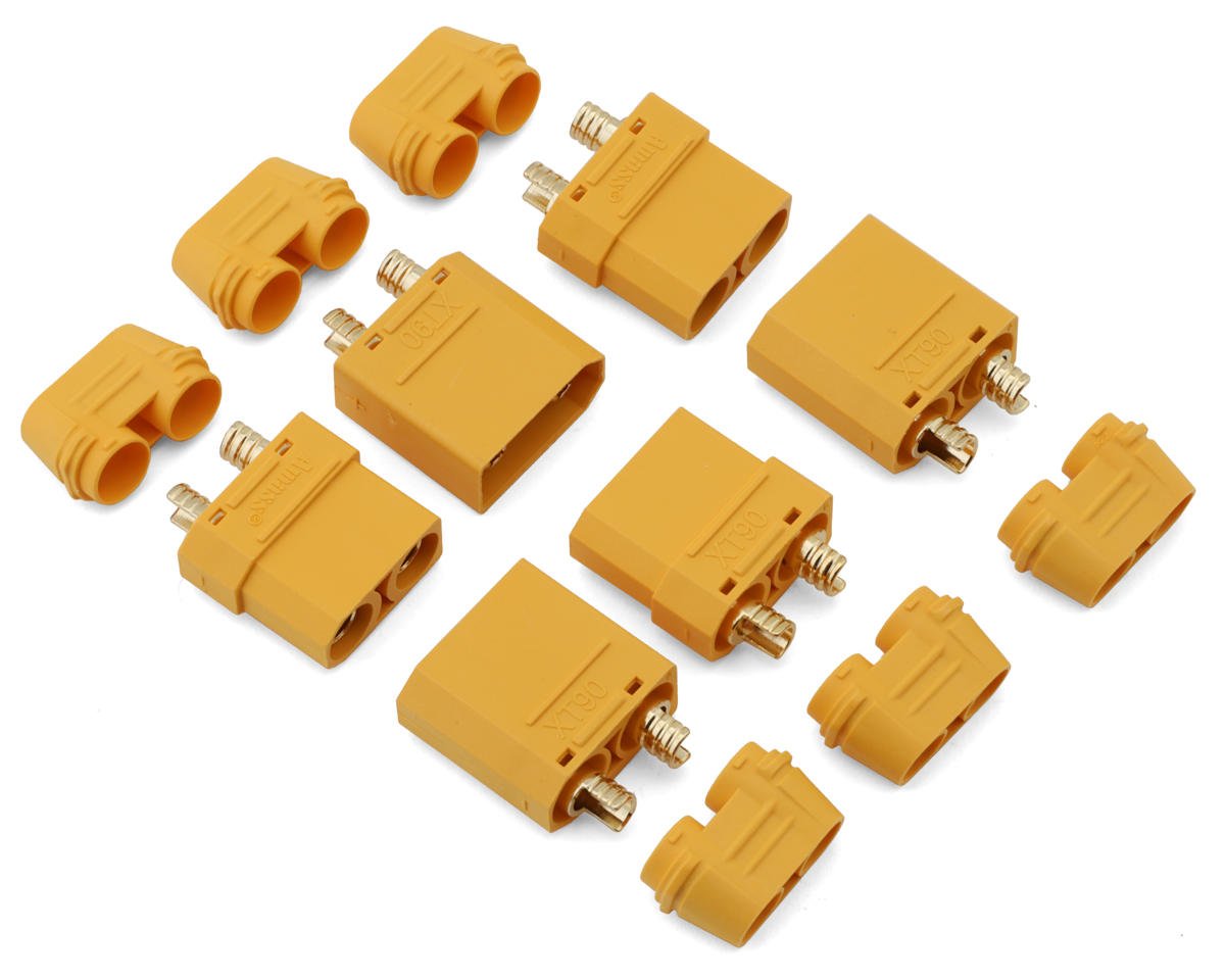 Samix XT90 Connectors (3 Male/3 Female) [SAMCXT90-003] - AMain Hobbies