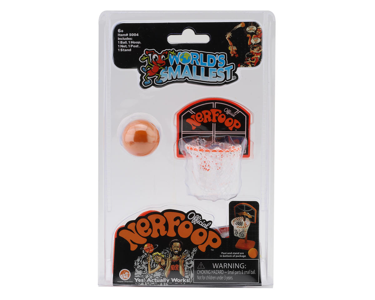 Super Impulse World’s Smallest Official Nerfoop Basketball [SIU5004 ...