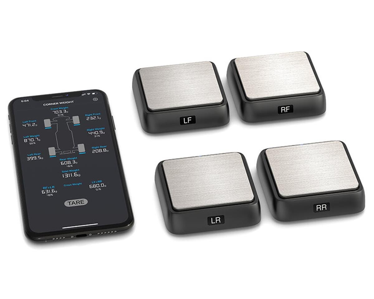 SkyRC SCWS2000 Bluetooth Corner Weight Scale System with 4 Scales SKY-500036-1