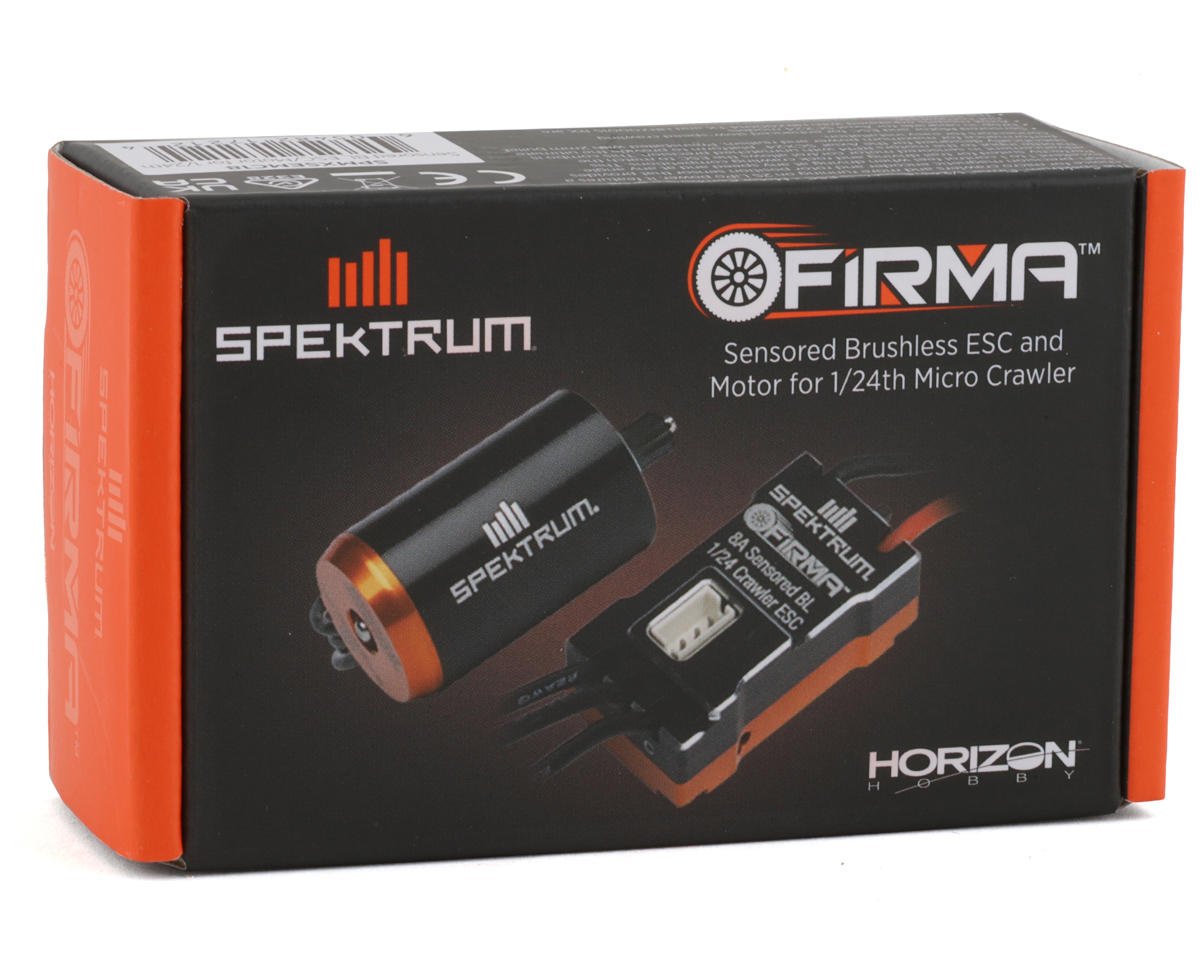 Spektrum RC Firma 8A 1/24 Rock Crawler Sensored Brushless Smart ESC ...