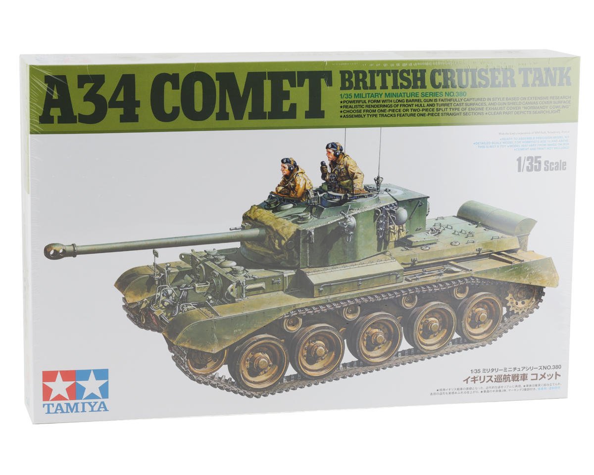 Tamiya 1/35 British Cruiser A34 Comet Tank Model Kit [TAM35380] - AMain ...