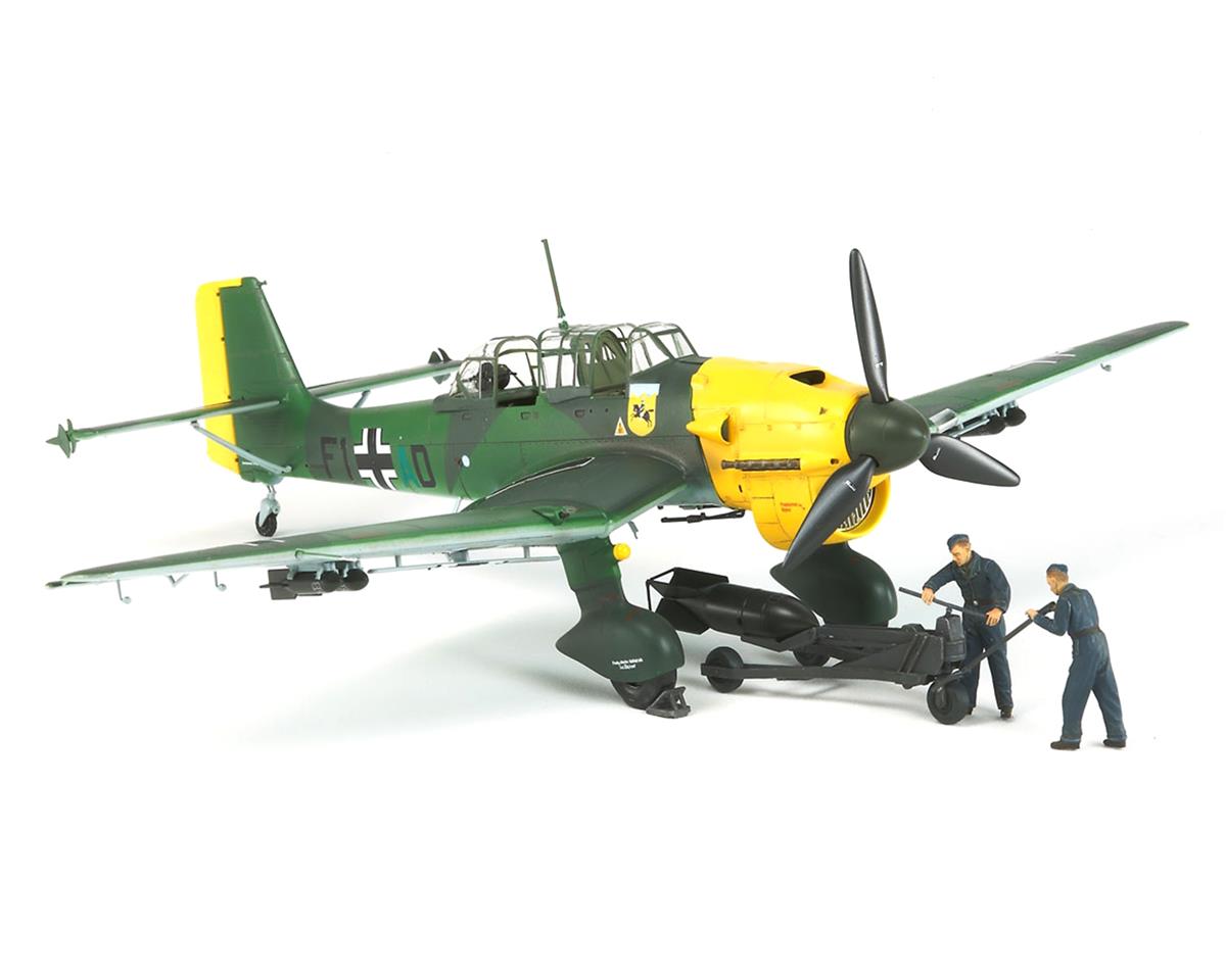 Tamiya 1/48 Junkers Ju87 B-2 Stuka Model Airplane Kit [TAM37008]