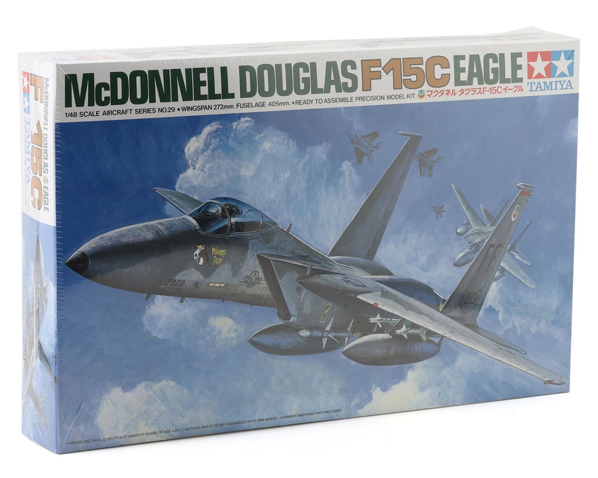 Tamiya 1/48 McDonnell Douglas F15C Eagle Model Kit [TAM61029] - AMain ...