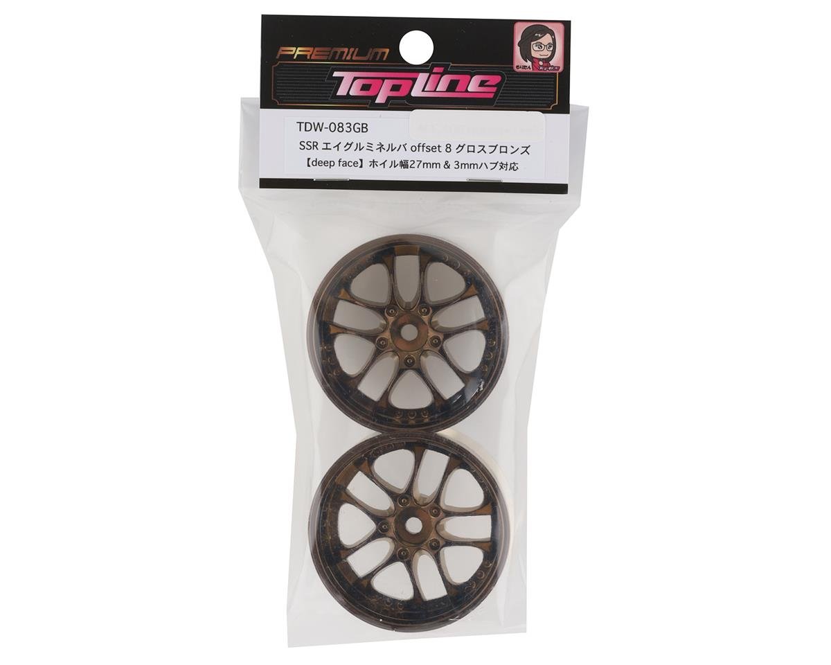 Topline SSR Agle Minerva 5-Split Spoke Drift Wheels (Bronze) (2) (Deep ...