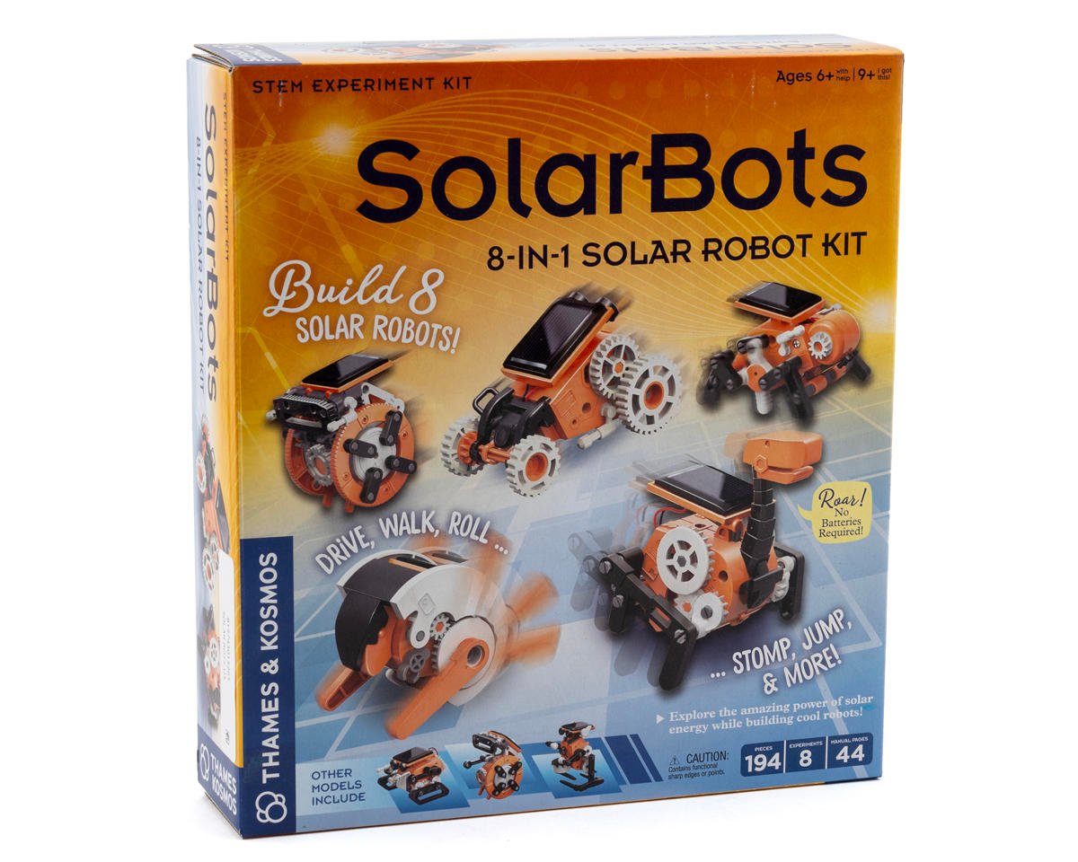 Thames & Kosmos SolarBots 8-in-1 Solar Robot Kit [THK665082] - AMain ...