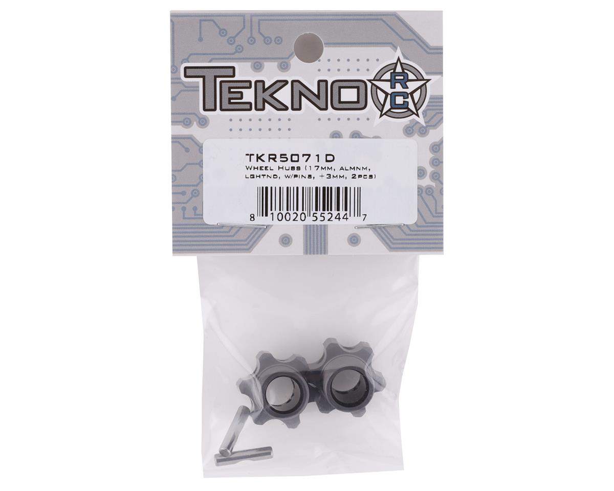 Tekno Rc Aluminum 17mm Lightened Hex Wheel Hub Set Gun Metal 2 3mm Offset Tkr5071d 1795