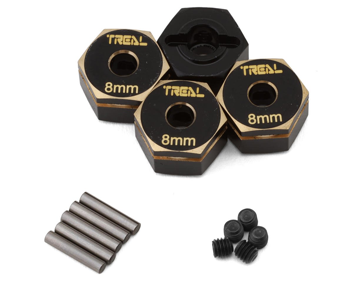 Treal Hobby Element RC Enduro Brass Differential Cover (Black) (84g)
