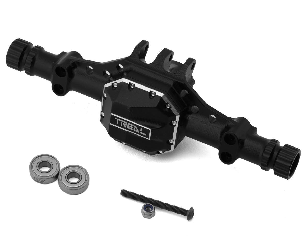 Treal Hobby Element RC Enduro Aluminum Front Axle Housing (Black)  [TLHTENDURO-17] - AMain Hobbies