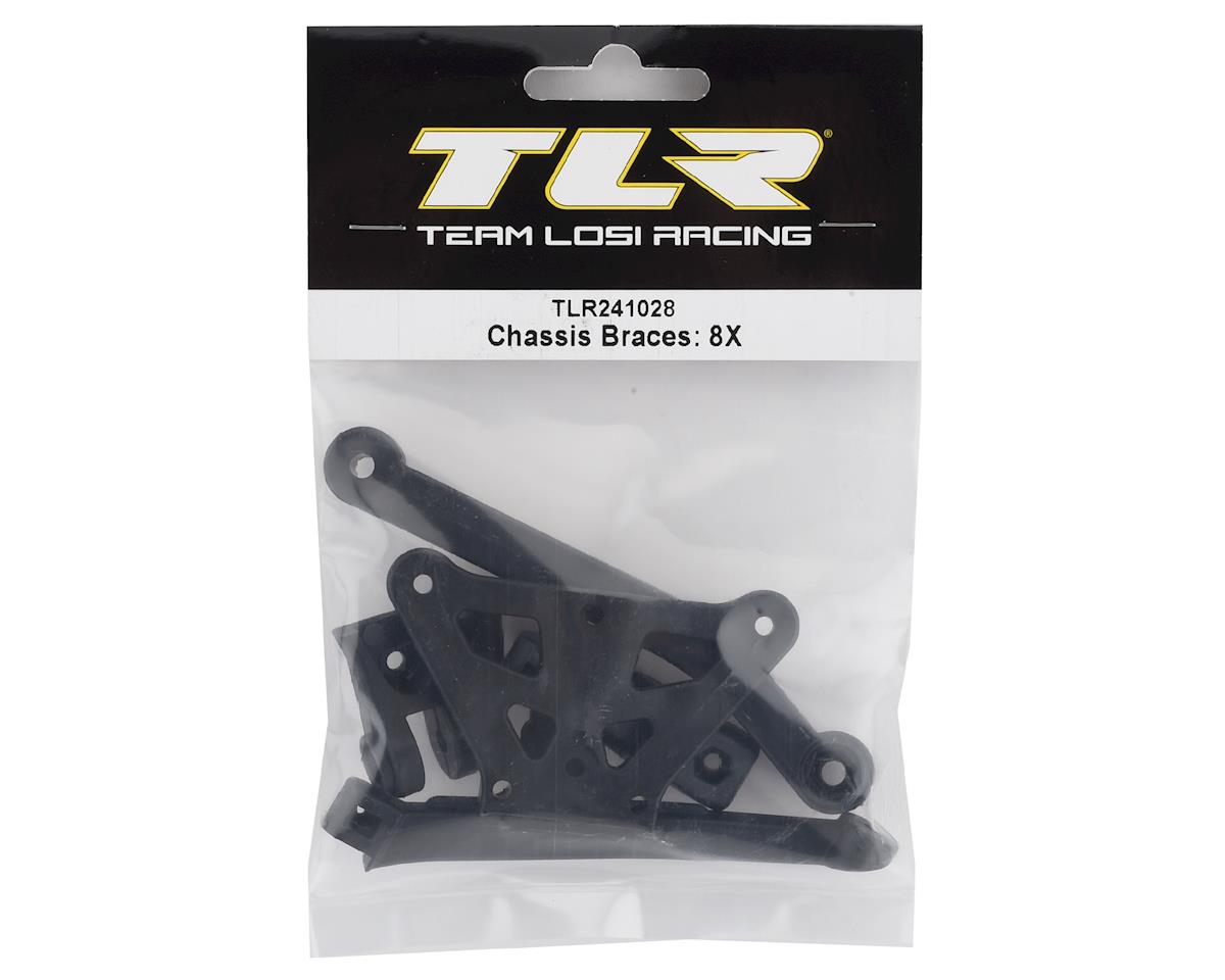 Team Losi Racing 8IGHT-X Chassis Brace Set [TLR241028] - AMain Hobbies