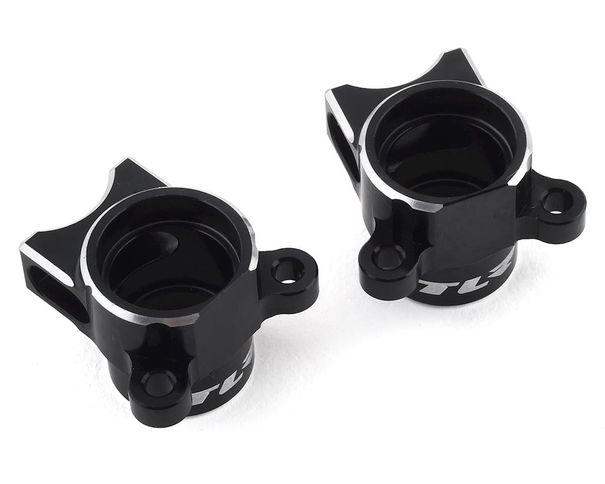 Team Losi Racing 22 5.0 Aluminum VHA Hub Body Set (Black) (2) [TLR334071]