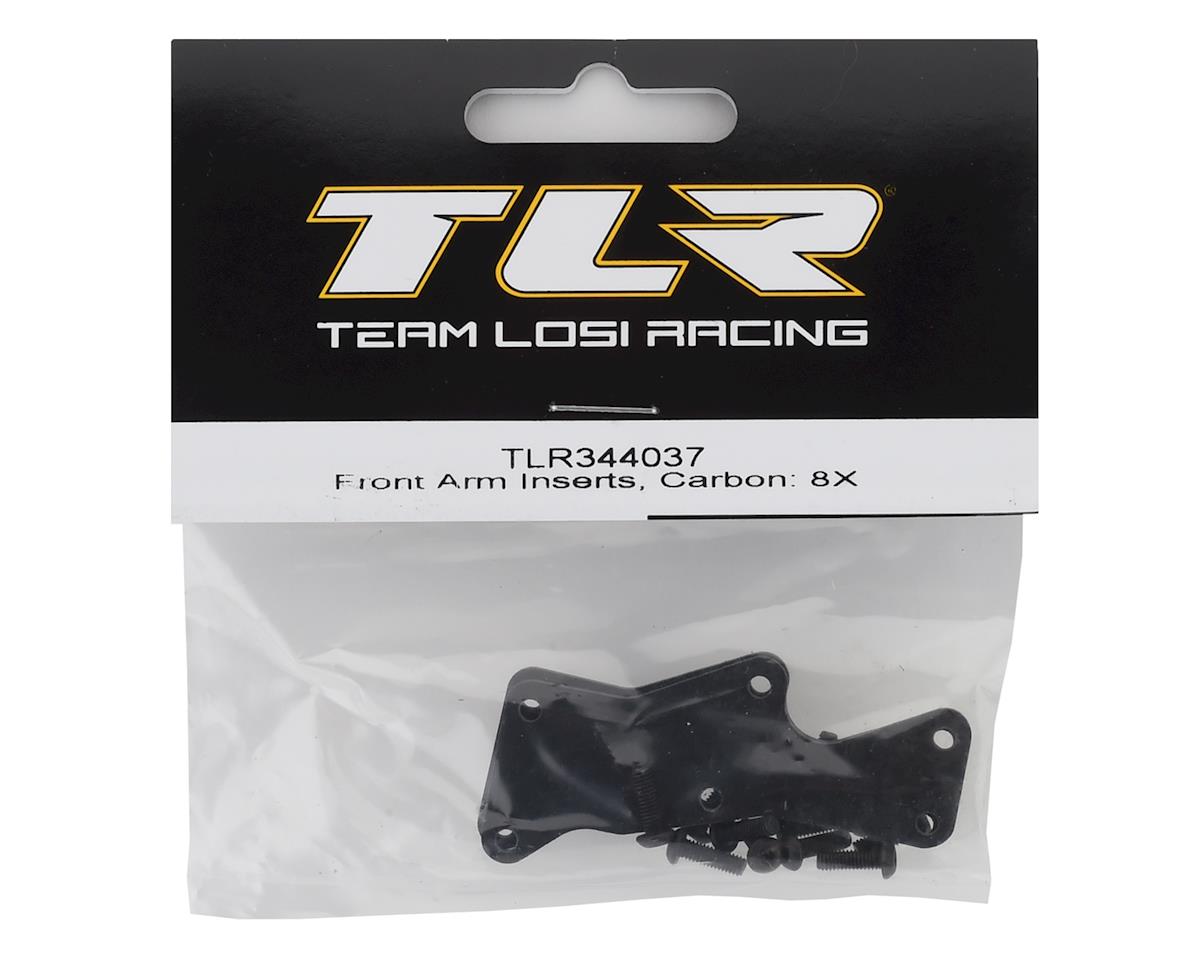 Team Losi Racing 8IGHT-X Front Arm Inserts (Carbon) [TLR344037] - AMain ...