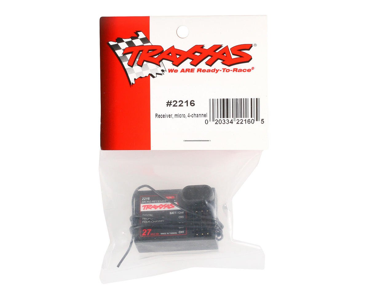 Traxxas Micro 4-Channel Receiver (27MHz) [TRA2216] - AMain Hobbies