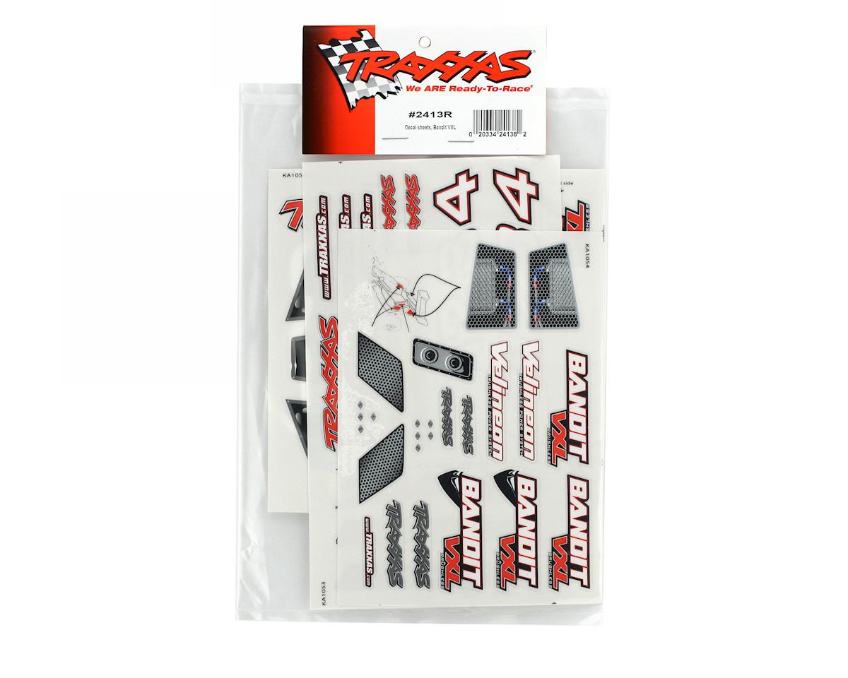 Traxxas DECAL SHEETS BANDIT VXL [TRA2413R] - AMain Hobbies