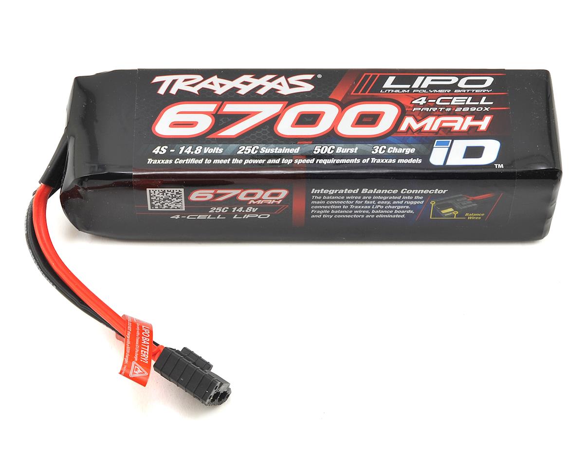 Traxxas 4S Power Cell 25C LiPo Battery w/iD Traxxas Connector (14.8V/6700mAh) TRA2890X