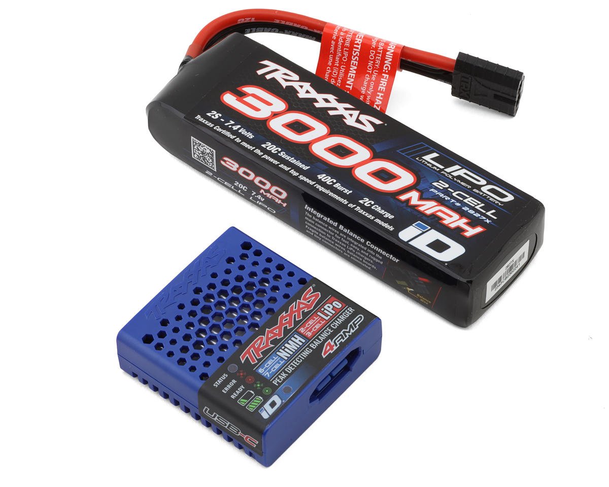 Traxxas 2S Battery/Charger Completer Pack [TRA2985-2S] - AMain Hobbies