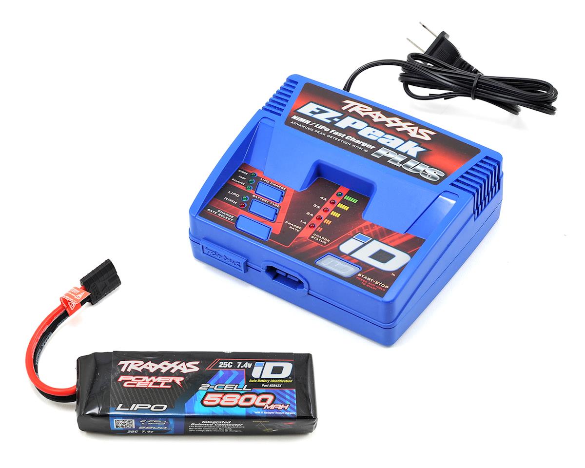 Traxxas EZ-Peak 2S Single Completer Pack Multi-Chemistry Battery Charger w/One Power Cell Battery (5800mAh) TRA2992