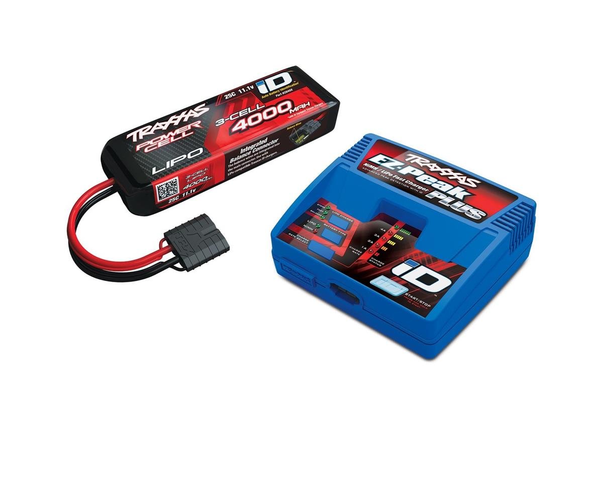 Traxxas EZ-Peak 3S Single “Completer Pack” Multi-Chemistry Battery Charger w/One Power Cell Battery (4000mAh)