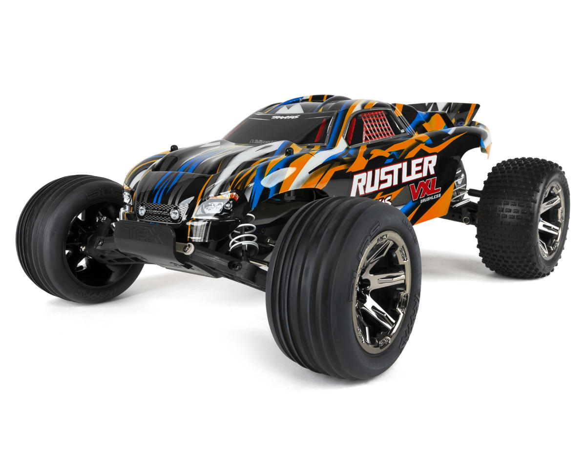 Traxxas Rustler VXL Brushless 1/10 RTR Stadium Truck (Orange