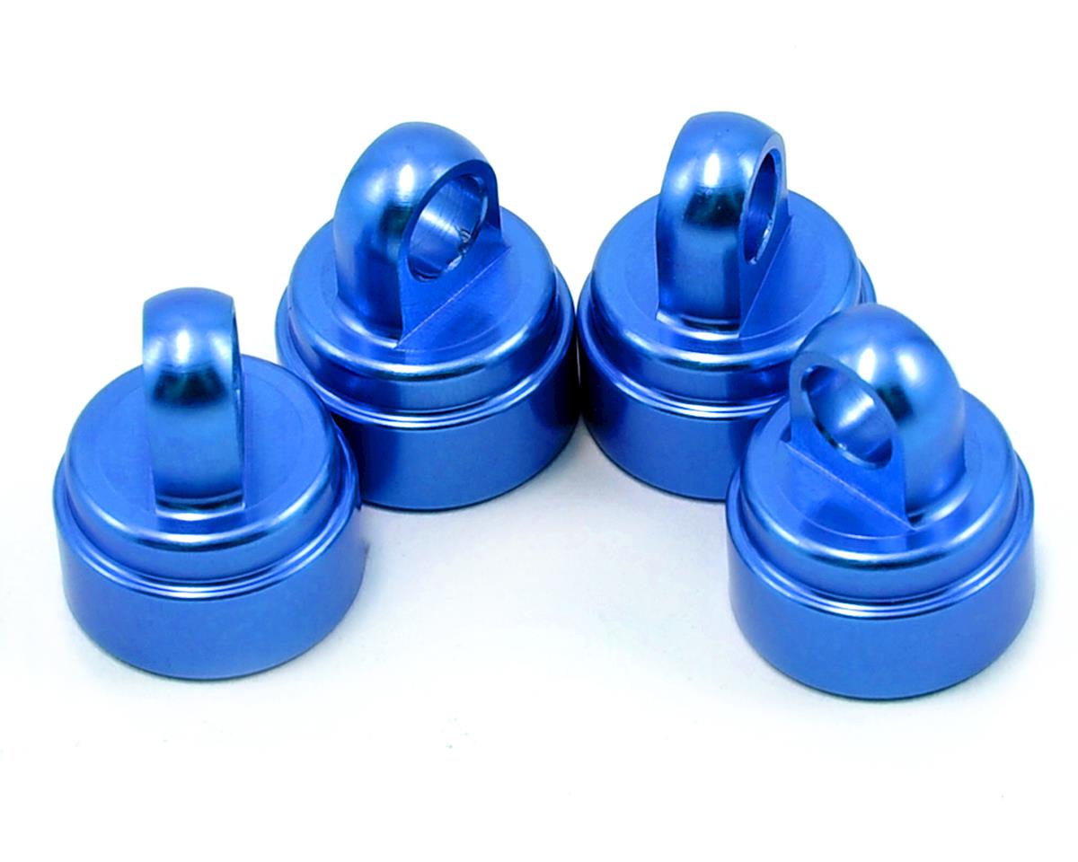 TRAXXAS 3767G: Shock caps 4 fits all Ultra Shocks aluminum green-anodized
