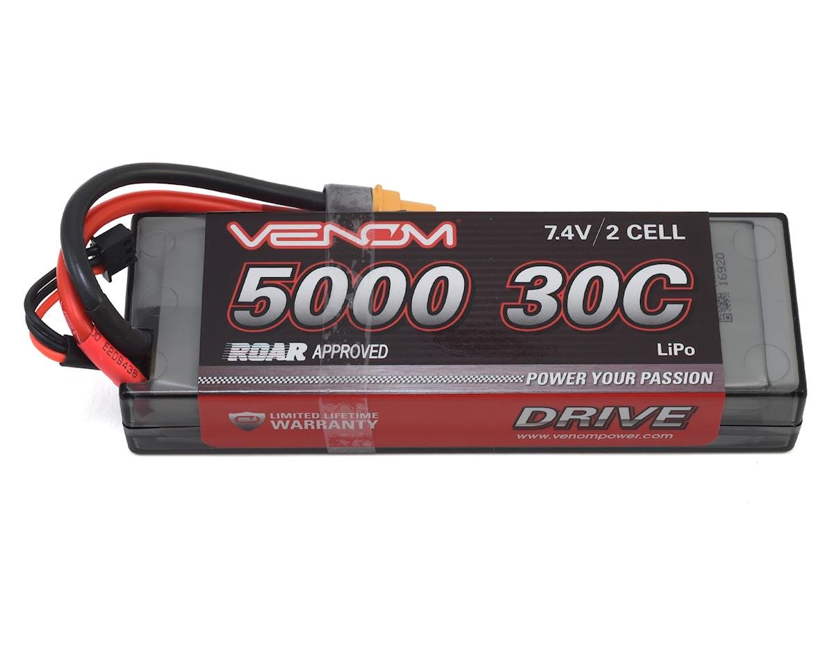 Venom Power 2S 30C Hard Case LiPo Battery w/UNI 2.0 Connector (7.4V/5000mAh) VNR15149