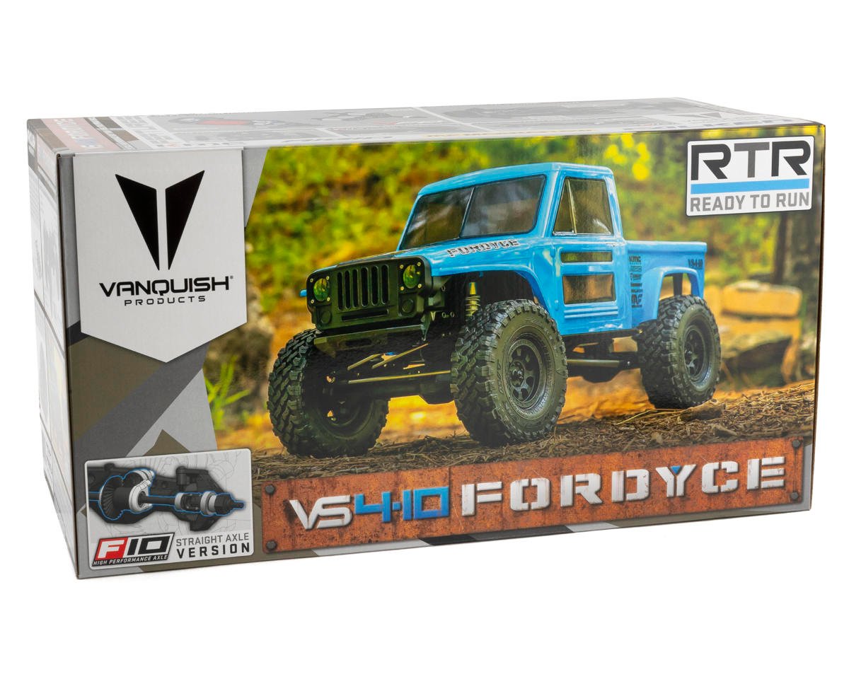 Vanquish Products VS4-10 Fordyce RTR Straight Axle Rock Crawler (Blue ...