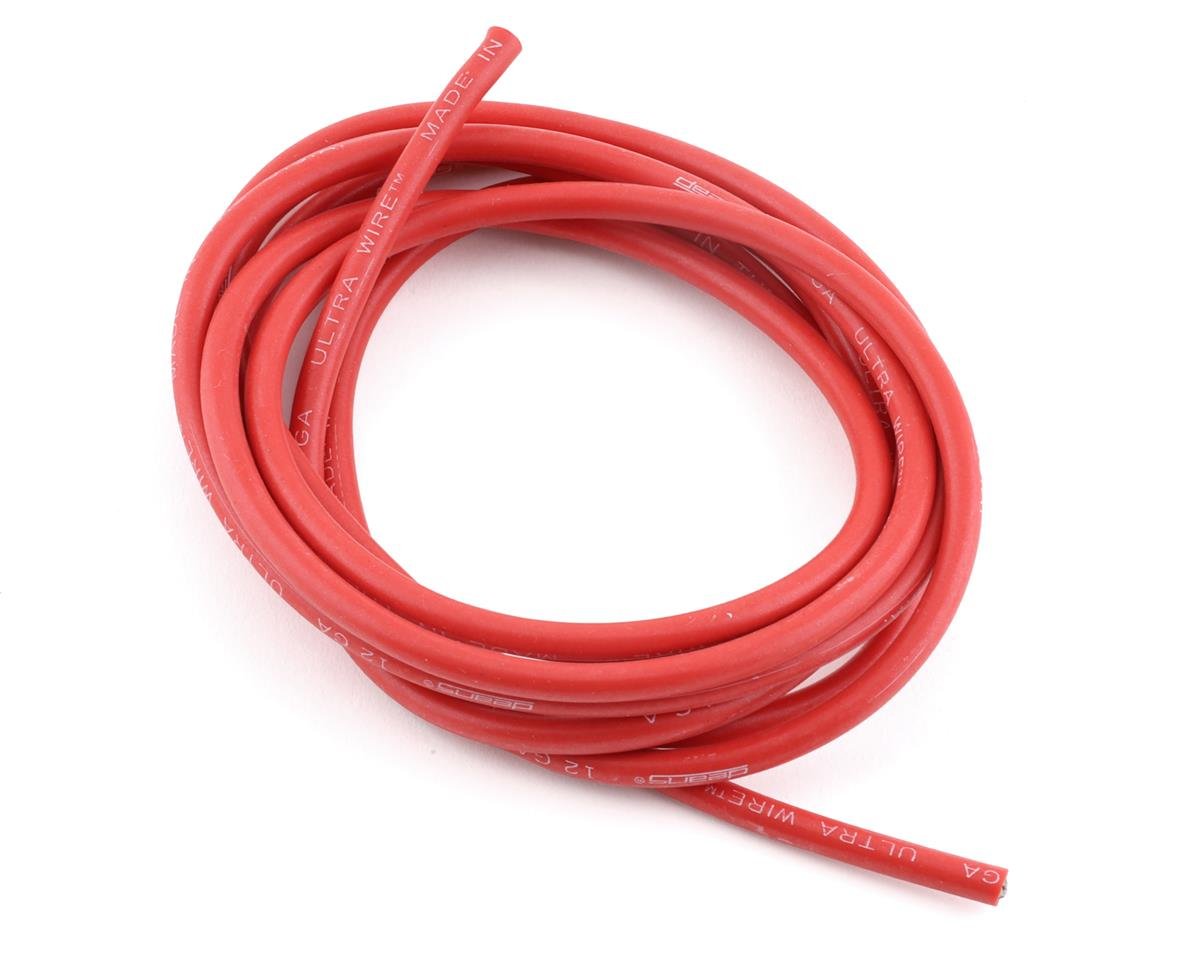 Deans Ultra Wire (Red) (6') (12AWG) [WSD1404] - AMain Hobbies