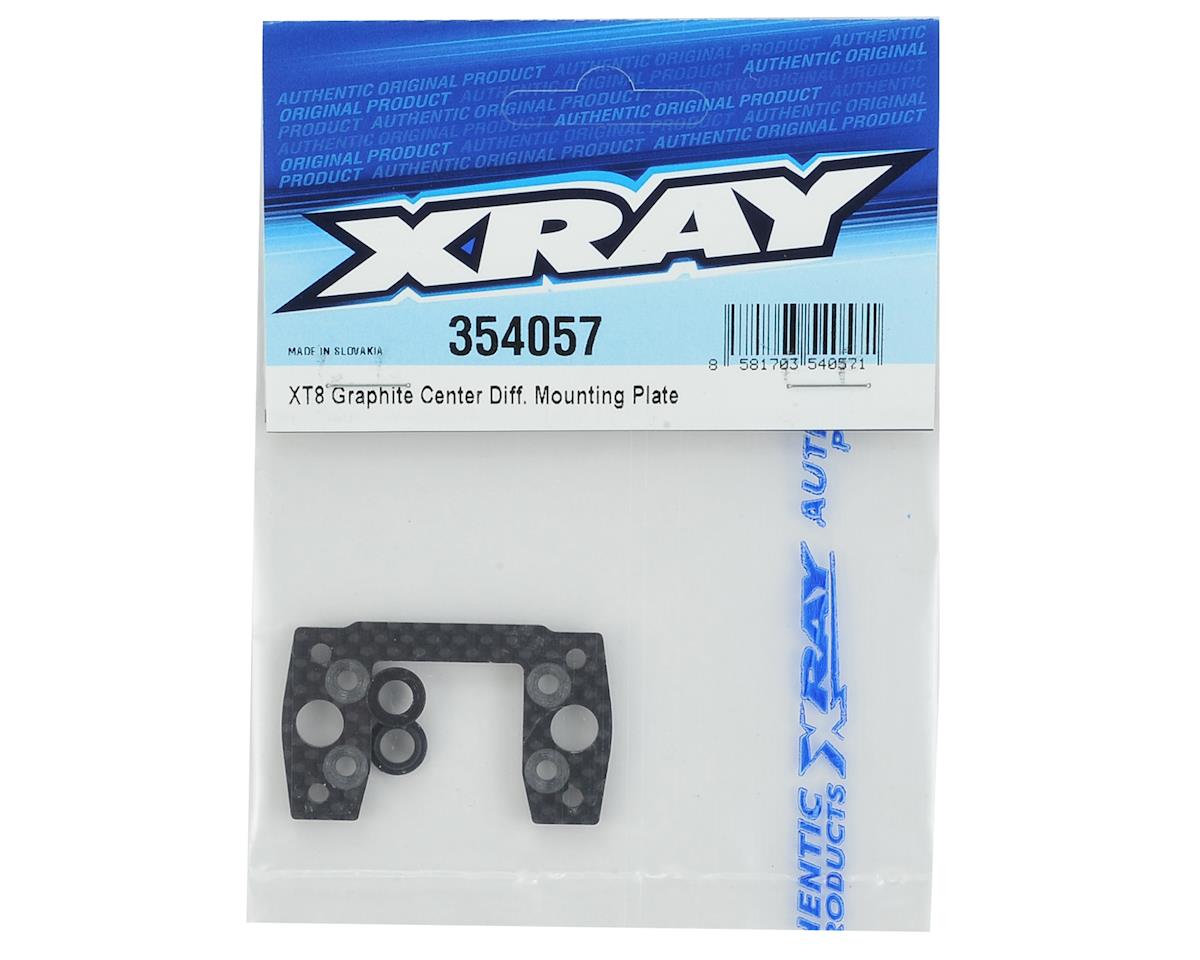 XRAY XT8 Graphite Center Differential Mounting Plate [XRA354057 ...