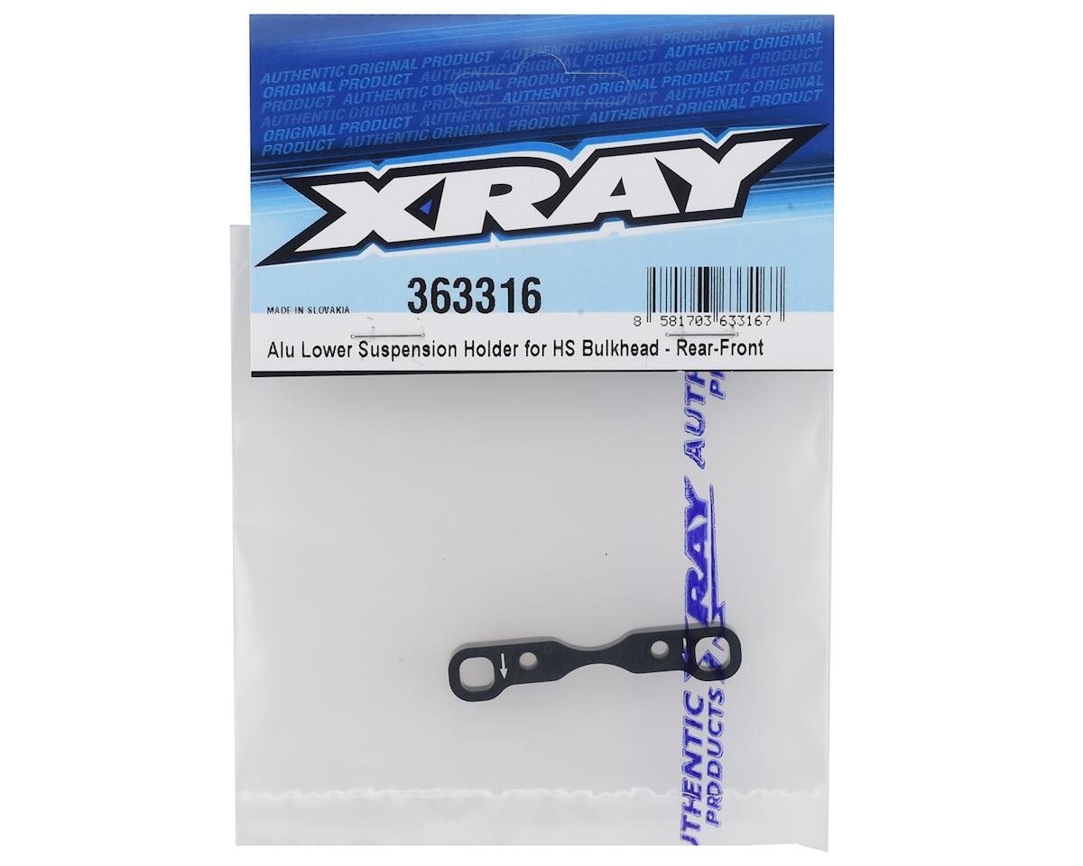 XRAY XB4 2021 HSB Aluminum Rear/Front Lower Suspension Holder ...