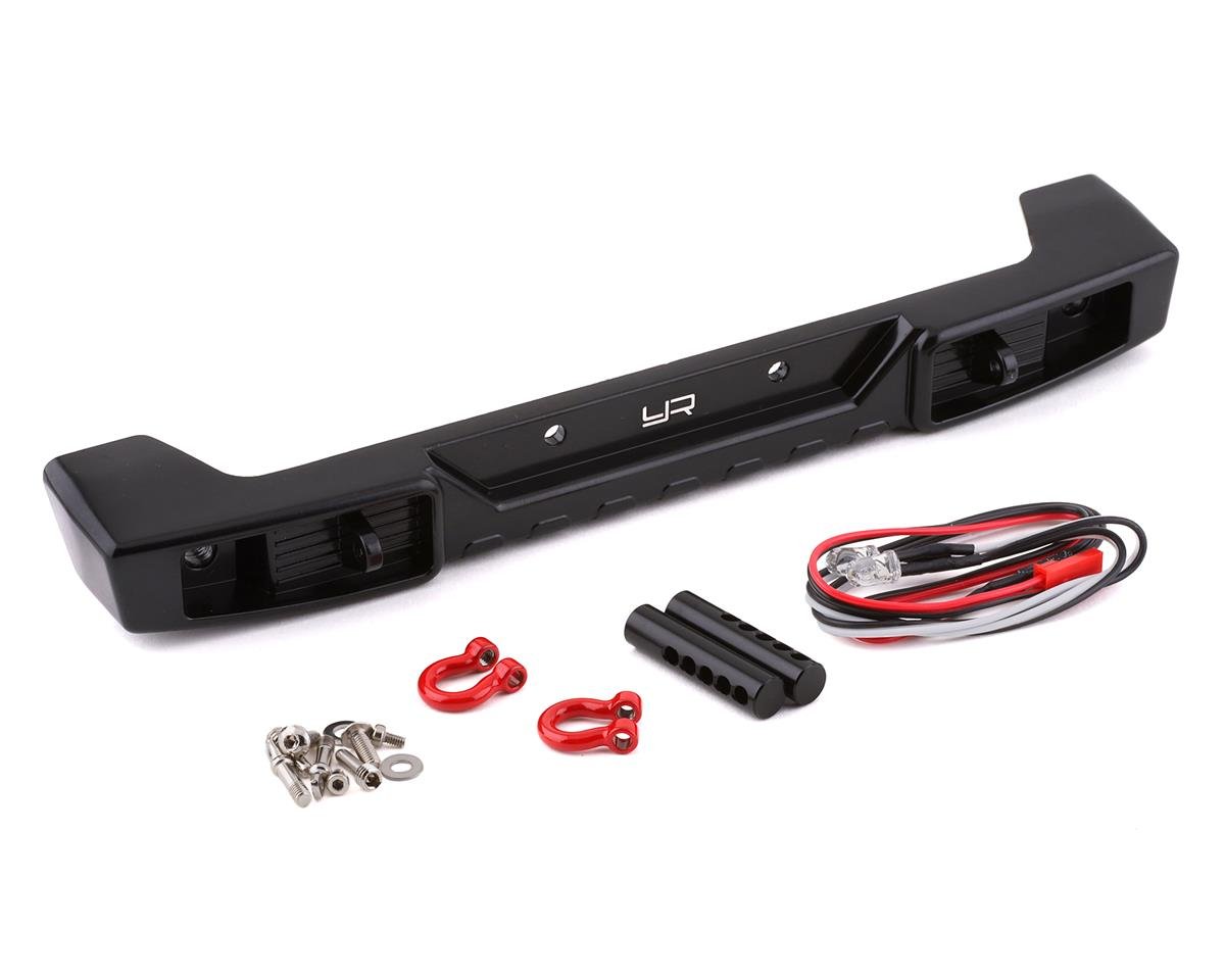 Yeah Racing Axial SCX10 III Aluminum Rear Bumper w/LEDs (Black) [YEA ...